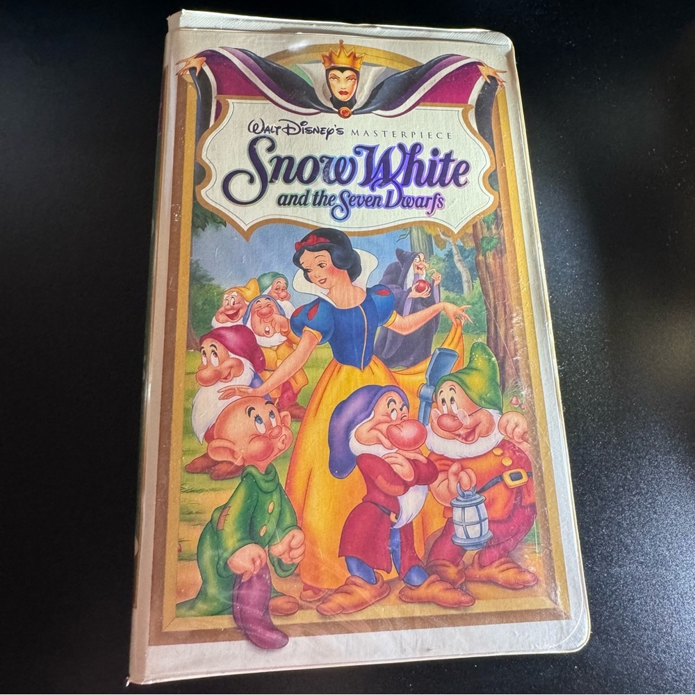 Disney Snow White & the Seven Dwarfs Rare official VHS Vintage Master Collection